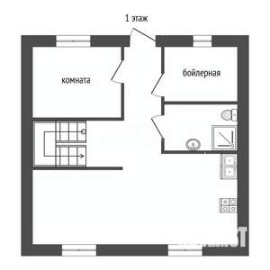 Дом 30м², 1-этажный, участок 8 сот.  