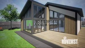 Дом 100м&sup2;, 1-этажный, участок 4 сот.  