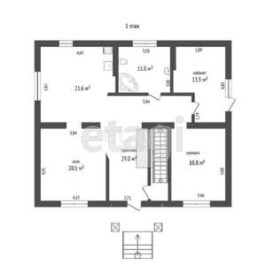 Дом 336м², 2-этажный, участок 5 сот.  
