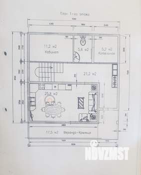 Коттедж 172м², 2-этажный, участок 5 сот.  