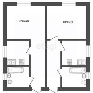 Дом 128м&sup2;, 2-этажный, участок 3 сот.  