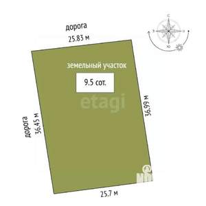 Дом 249м², 2-этажный, участок 11 сот.  