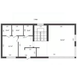 Дом 243м², 2-этажный, участок 4 сот.  