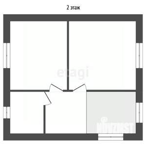 Дом 110м&sup2;, 2-этажный, участок 2 сот.  