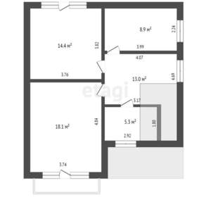 Дача 200м², 2-этажный, участок 9 сот.  