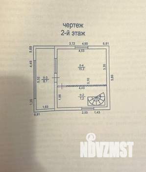 Дача 67м&sup2;, 2-этажный, участок 4 сот.  