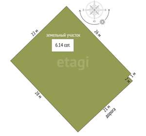 Дача 130м², 2-этажный, участок 6 сот.  