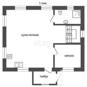 Дом 114м², 2-этажный, участок 3 сот.  