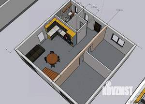 Коттедж 110м², 2-этажный, участок 4 сот.  