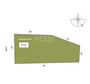 Дом 115м², 1-этажный, участок 5 сот.  