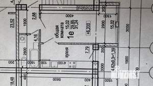 1-к квартира, на длительный срок, 34м2, 5/5 этаж