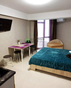 Студия квартира, на длительный срок, 26м2, 1/4 этаж