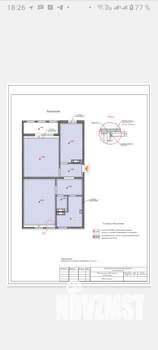 2-к квартира, на длительный срок, 68м2, 8/10 этаж
