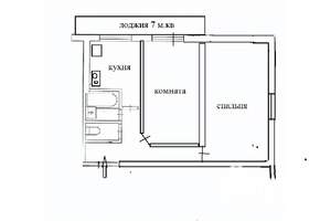 2-к квартира, на длительный срок, 47м2, 4/5 этаж