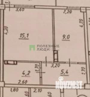 1-к квартира, на длительный срок, 40м2, 3/5 этаж