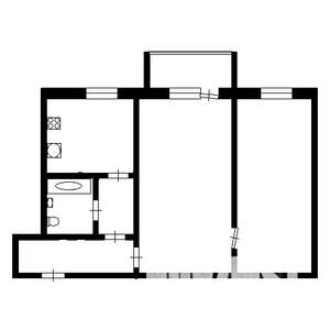 2-к квартира, на длительный срок, 47м2, 3/5 этаж