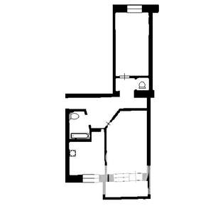 2-к квартира, на длительный срок, 47м2, 2/5 этаж