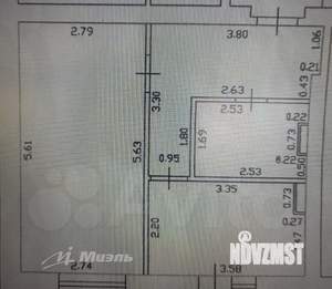 1-к квартира, вторичка, 35м2, 4/6 этаж