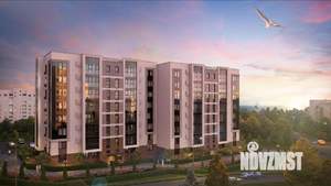 1-к квартира, строящийся дом, 44м2, 2/8 этаж