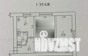 1-к квартира, вторичка, 30м2, 2/2 этаж
