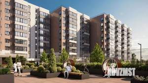 2-к квартира, строящийся дом, 61м2, 2/9 этаж
