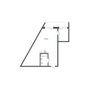 2-к квартира, вторичка, 57м2, 4/11 этаж