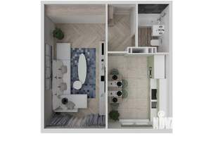 1-к квартира, вторичка, 35м2, 4/12 этаж