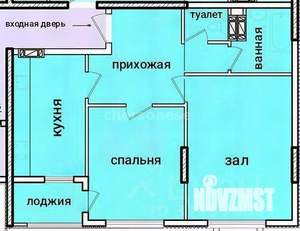 2-к квартира, вторичка, 60м2, 1/7 этаж