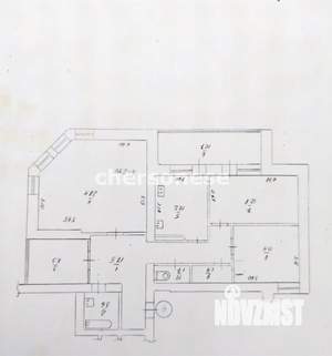 4-к квартира, вторичка, 107м2, 5/6 этаж