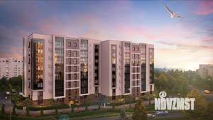 1-к квартира, строящийся дом, 44м2, 2/8 этаж