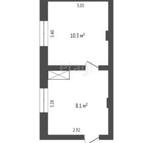 1-к квартира, вторичка, 27м2, 1/2 этаж