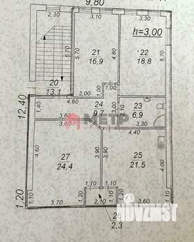 3-к квартира, вторичка, 101м2, 2/3 этаж
