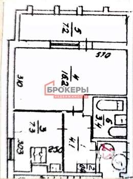 1-к квартира, вторичка, 39м2, 9/9 этаж