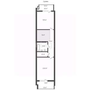 3-к квартира, вторичка, 79м2, 3/8 этаж