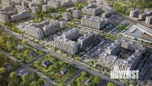 1-к квартира, строящийся дом, 38м2, 5/9 этаж