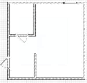 Студия квартира, вторичка, 25м2, 3/3 этаж