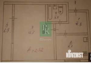 1-к квартира, вторичка, 32м2, 5/9 этаж