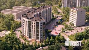 1-к квартира, строящийся дом, 48м2, 2/8 этаж