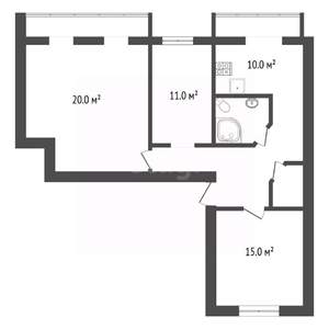 3-к квартира, вторичка, 80м2, 3/5 этаж