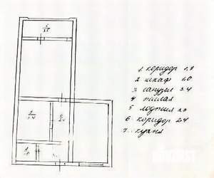 1-к квартира, вторичка, 31м2, 4/5 этаж