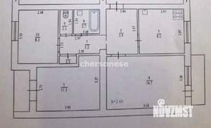 3-к квартира, вторичка, 72м2, 4/5 этаж