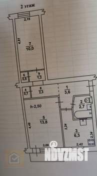 Студия квартира, вторичка, 41м2, 2/5 этаж
