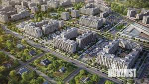 2-к квартира, строящийся дом, 61м2, 1/9 этаж