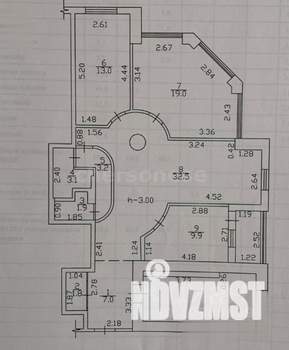 3-к квартира, вторичка, 107м2, 12/16 этаж