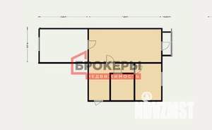 2-к квартира, вторичка, 46м2, 5/5 этаж