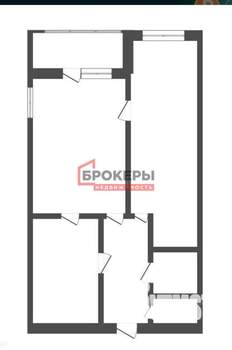 2-к квартира, вторичка, 74м2, 8/12 этаж