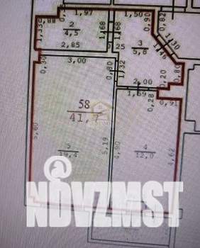 1-к квартира, вторичка, 42м2, 3/5 этаж