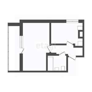 1-к квартира, вторичка, 40м2, 2/10 этаж