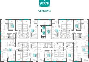 1-к квартира, вторичка, 42м2, 5/12 этаж