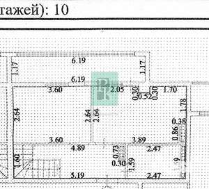 3-к квартира, вторичка, 60м2, 9/10 этаж